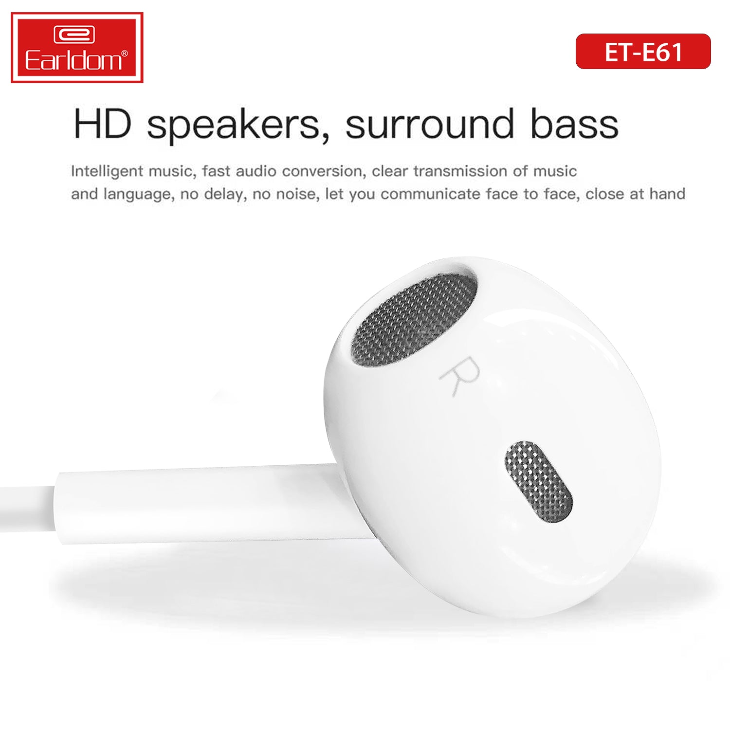 Earldom E61 USB Type C Handsfree Earphone For Samsung Huawei Google Pixal Earldom E61 USB Type C Handsfree Earphone For Samsung Huawei Google Pixal
